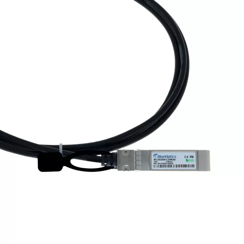 BlueLAN 10GBASE-CR pasívny SFP+ na SFP+ Direct Attach kábel, 1m, AWG30 (747521101-BL)