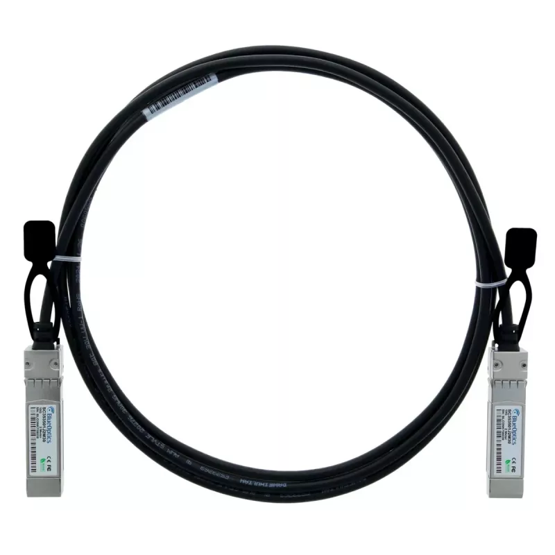 BlueLAN 747522301-BL 10GBASE-CR pasívny SFP+ na SFP+ Direct Attach kábel, 3m, AWG30
