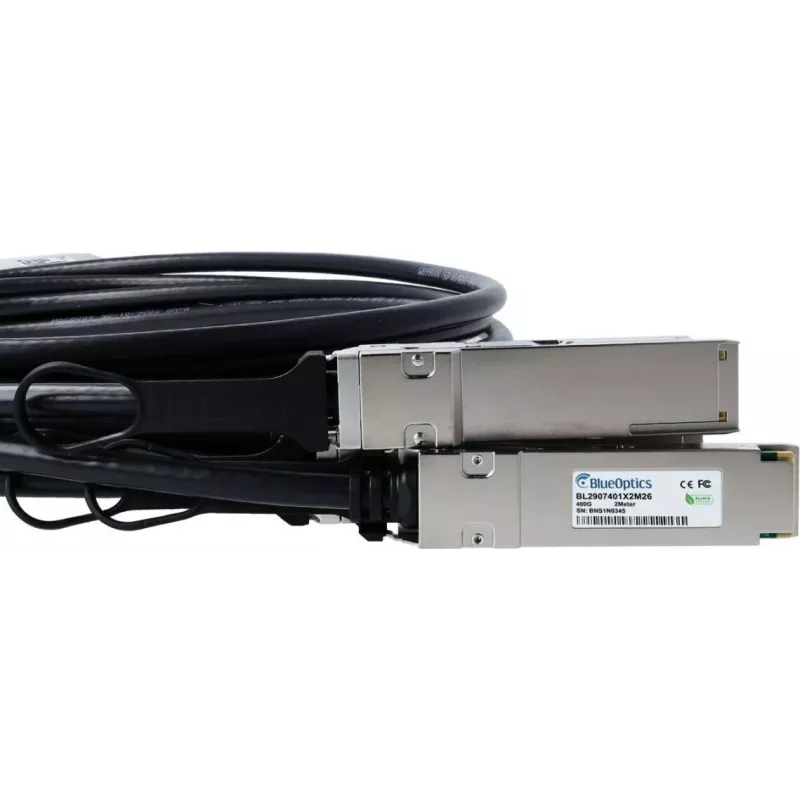 BlueLAN NVIDIA-kompatibilný 400G QSFP-DD breakout DAC kábel MCP7F60-W003R26-BL, 2m AWG26