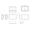 Bopla BoPad BOP 10.1 P-9016-SET puzdro na displej 285 x 198 x 92,90 mm ABS biela RAL 9016 35110176.HMT1