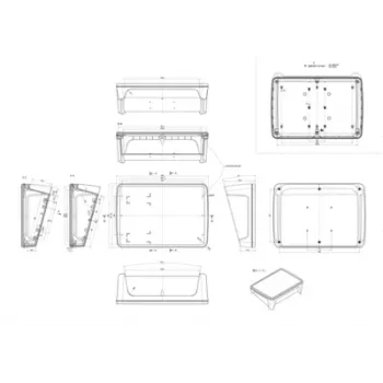 Bopla BoPad BOP 10.1 P-9016-SET puzdro na displej 285 x 198 x 92,90 mm ABS biela RAL 9016 35110176.HMT1