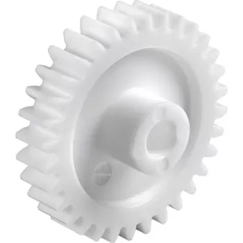 Reely polyacetalové čelné ozubené koleso modul 1,0, 15 zubov, 4 mm otvor (SH1015HF)