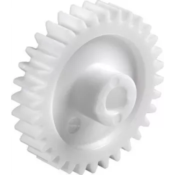 Reely polyacetalové čelné koleso modul 0,5, 20 zubov, vŕtanie 4 mm (SH0520HF)