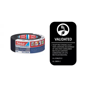 Tesa Pro Strong tkaninová páska čierna 50 m x 50 mm 66462-00002-00