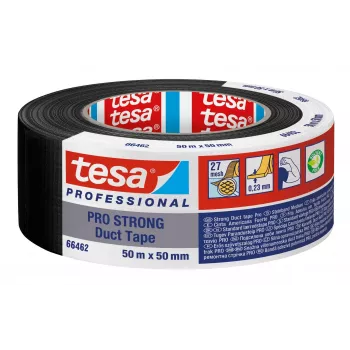 Tesa Pro Strong tkaninová páska čierna 50 m x 50 mm 66462-00002-00