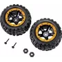 Reely RE-6904695 1:10 Off-Road sada kolies (2 ks, 87 mm, 12 mm šesťhran, čierna)