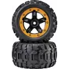 Reely RE-6904695 1:10 Off-Road sada kolies (2 ks, 87 mm, 12 mm šesťhran, čierna)