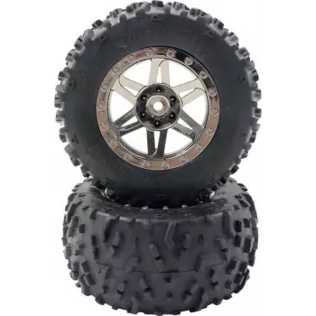Reely kompletné kolesá RE-6622380 (2 ks, 65 mm, 12 mm šesťhran) pre 1:10 RC autá