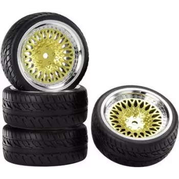 Reely 1:10 On-Road kompletné koleso Racing CLS Gold 1 ks RE-6702300