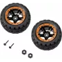 Reely RE-7042668 1:10 On-Road sada kolies (2 ks, 65 mm, 12 mm šesťhran, čierna)