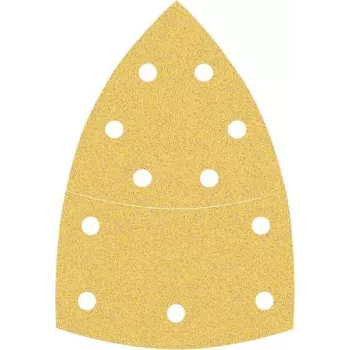 Bosch Accessories 2608901648 brúsny papier pre multi brúsku zrnitosť 80, 93 mm x 102 mm, 50 listov