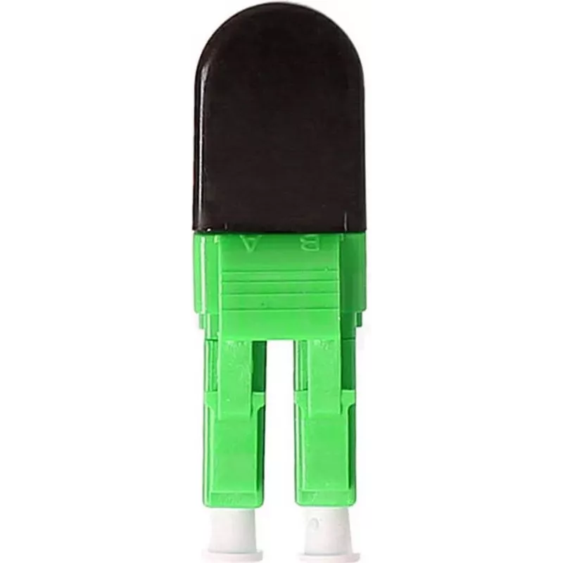 BLUELAN BlueOptics LWL loopback adaptér OM5 50/125µm multimode LC/UPC duplex, limetkovozelená, keramická ferula, -40°C až +85°C (BOLBLCOM5)