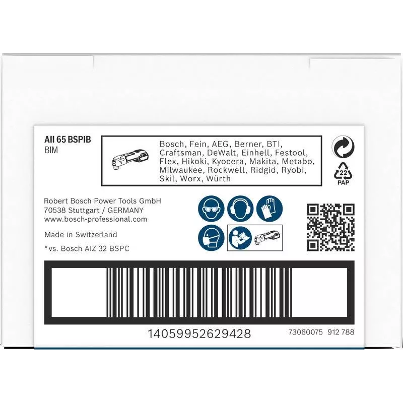 Bosch Expert for MultiMaterial ponorný pílový list PRO AII 65 BSPIB, StarlockPlus, 65 x 40 mm, bi-metal 2608669085