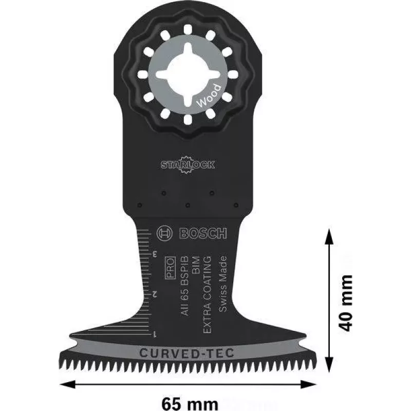 Bosch Expert for MultiMaterial ponorný pílový list PRO AII 65 BSPIB, StarlockPlus, 65 x 40 mm, bi-metal 2608669085