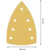 Bosch Accessories 2608901641 brúsne listy pre multifunkčnú brúsku, zrnitosť 60, 150 x 100 mm, balenie 50 ks