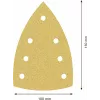 Bosch Accessories 2608901641 brúsne listy pre multifunkčnú brúsku, zrnitosť 60, 150 x 100 mm, balenie 50 ks