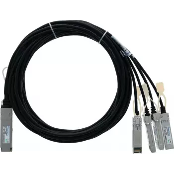 BlueLAN 2m 40G QSFP na 4x 10G SFP+ pasívny priamy breakout kábel, kompatibilný s Centec (CAB-Q-S-2M-CT-BL)