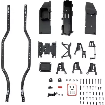 Reely RE-7068336 hliníková hlavná chassis doska pre 1:10 RC buggy a trucky