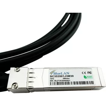 BLUELAN BlueOptics direct attach kábel 10GBASE-CR SFP+ 0,5m priemyselný SC353501J0.5M30IN