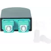 BLUELAN BlueOptics LWL Loopback adaptér OM3 50/125µm Multimode SC/UPC Duplex, aqua/tyrkysová, keramická ferula, -40°C až +85°C (BOLBSCOM3)
