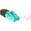 BLUELAN BlueOptics OM3 LC/UPC Duplex Multimode sklenené vlákno Loopback adaptér, aqua, keramická ferula, -40°C až +85°C BOLBLCOM3
