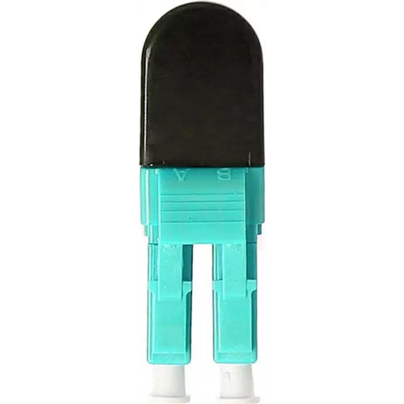 BLUELAN BlueOptics OM3 LC/UPC Duplex Multimode sklenené vlákno Loopback adaptér, aqua, keramická ferula, -40°C až +85°C BOLBLCOM3