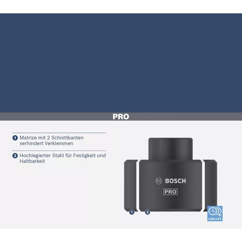 Bosch 2608001163 Crimpovacia matrica pre rúrkové káblové očká a konektory 70 mm²