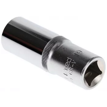 GEDORE red 1/2 palca Náhon 19 mm Šesťhranný dlhý nástrčný kľúč, 77 mm dĺžka, chróm-vanád R61001914
