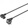 Sygonix SY-5042710 Napájací kábel CEE 7/7 na IEC C13 2 m čierny