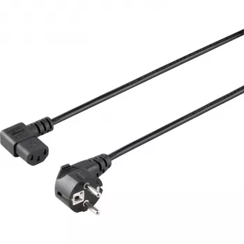 Sygonix SY-5042710 Napájací kábel CEE 7/7 na IEC C13 2 m čierny