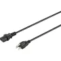 Sygonix SY-5042706 IEC C13 napájací kábel CEE 7/7 na C13 2 m čierny