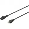 Sygonix SY-5042706 IEC C13 napájací kábel CEE 7/7 na C13 2 m čierny