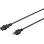 Sygonix SY-5042736 Napájací kábel CEE 7/7 na IEC C13 2 m čierny