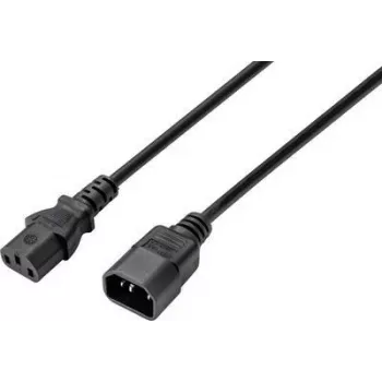 Sygonix SY-5044234 Predlžovací napájací kábel, C14 na C13, 3,5 m, čierny