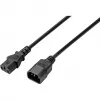 Sygonix SY-5044234 Predlžovací napájací kábel, C14 na C13, 3,5 m, čierny