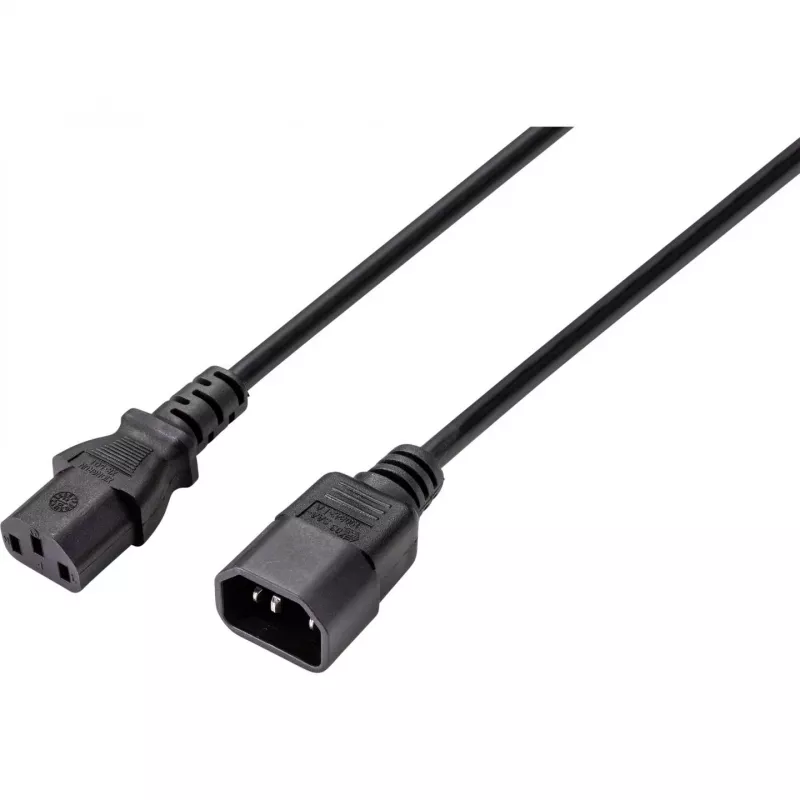 Sygonix SY-5044234 Predlžovací napájací kábel, C14 na C13, 3,5 m, čierny