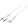Sygonix SY-5044236 Biely napájací kábel 3 m Schuko na IEC C13