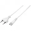 Sygonix SY-5044236 Biely napájací kábel 3 m Schuko na IEC C13