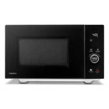 Medion MD 12041 4-in-1 kombinovaná mikrovlnná rúra s grilom, teplovzdušnou a rozmrazovacou funkciou, 25L, 900W, čierna/nehrdzavejúca oceľ 50076276
