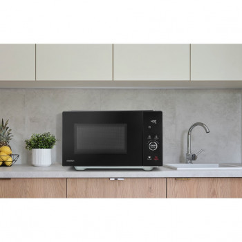 Medion MD 12041 4-in-1 kombinovaná mikrovlnná rúra s grilom, teplovzdušnou a rozmrazovacou funkciou, 25L, 900W, čierna/nehrdzavejúca oceľ 50076276