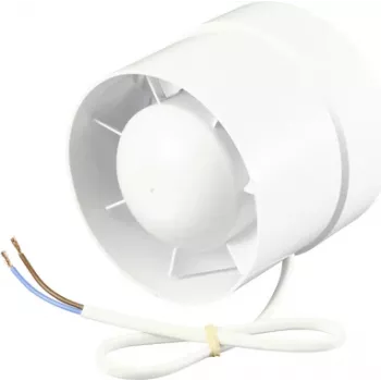 Sygonix SY-5233248 rúrkový ventilátor 230 V/AC 130 m³/h 100 mm biela