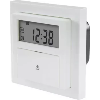 Sygonix SY-4504968 digitálne podomietkové časové relé s týždenným programom, 1800 W, odpočítavanie, vrátane nadomietkového rámu