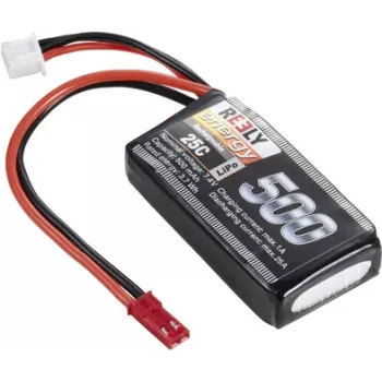 Reely LiPo batéria 7,4 V 500 mAh 2S 25C Softcase s BEC konektorom RE-7851726