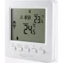Sygonix rádiový priestorový termostat podomietkový s týždenným programom, 5-35°C, 868 MHz, 16A relé, biela (SY-4500820)