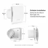 BOSCH F1500 DH 100 kúpeľňový odťahový ventilátor s dobehovou dobou DN 100 7738335626