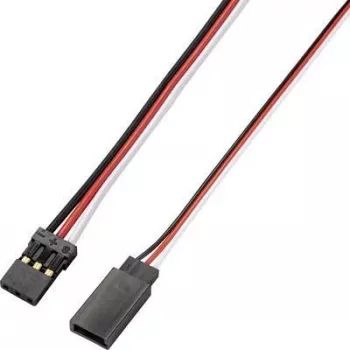 Reely servo predlžovací kábel 10-kusové balenie 100 cm plochý 0,14 mm² JR/Futaba konektor samec na konektor samica (RE-6992157)
