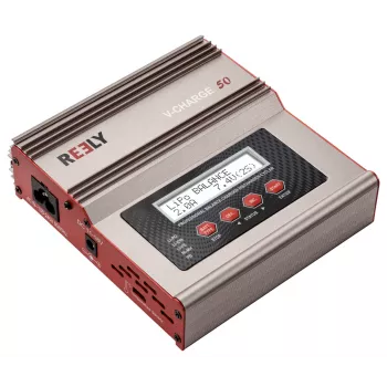 Reely V-Charge 50 multifunkčná nabíjačka 50W AC/DC LiPo NiMH NiCd Pb s balancerom RE-8264340