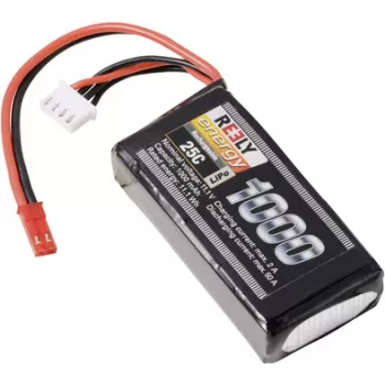 Reely LiPo batéria 11,1V 1000mAh 3S 25C Softcase BEC (RE-7845957)