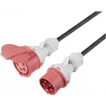 SYGONIX SY-5244050 predlžovací kábel do nepriaznivého počasia 10m, 16A, IP44, čierny