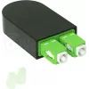 BLUELAN BlueOptics optický loopback adaptér OM5 50/125µm multimode SC/UPC duplex limetkovozelený keramická ferula -40°C až +85°C (BOLBSCOM5)
